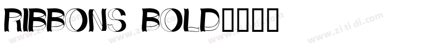 Ribbons Bold字体转换